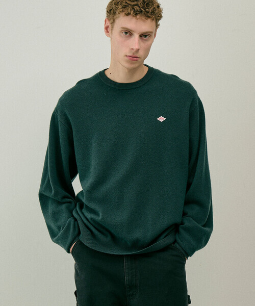 DANTON(ダントン)の「DANTON | ラムウール クルーネックニットプルオーバー MEN(ニット/セーター・メンズ・ブラック/ブラウン/ブラウン系その他2/レッド/オートミール/ブルー/グリーン系その他・40/44/42)」の5枚目の写真