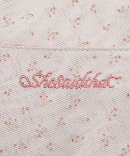 shesaidthat(シーセッドザット)の「shesaidthat - ガーデントートバッグ / Garden Tote Bag(トートバッグ・レディース・ホワイト/チャコールグレー・FREE)」の19枚目の写真