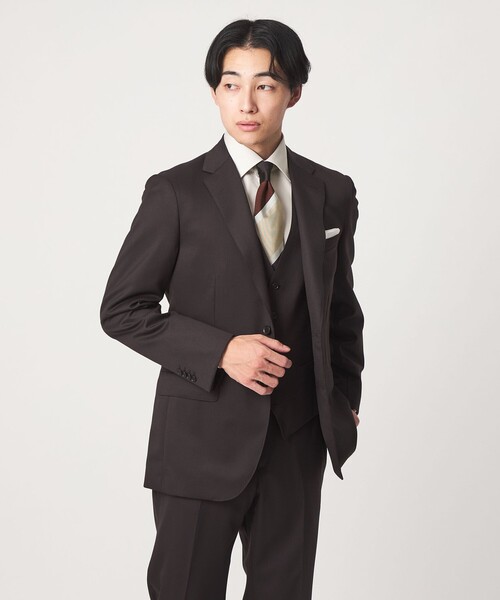 green label relaxing(グリーンレーベルリラクシング)の「コットン ナローストライプ ワイドカラー ドレスシャツ -イージーアイロン-(ビジネスシャツ・メンズ・ベージュ/ライトピンク/ライム・37cm/41cm/38cm/43cm/42cm/39cm/40cm)」の4枚目の写真