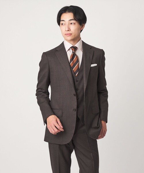 green label relaxing(グリーンレーベルリラクシング)の「コットン ナローストライプ ワイドカラー ドレスシャツ -イージーアイロン-(ビジネスシャツ・メンズ・ベージュ/ライトピンク/ライム・37cm/41cm/38cm/43cm/42cm/39cm/40cm)」の6枚目の写真