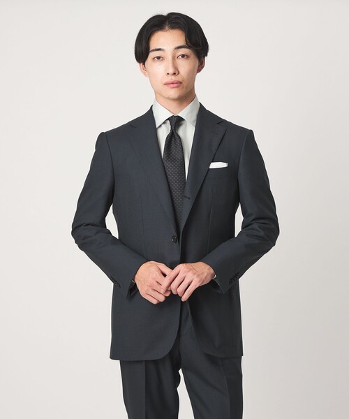 green label relaxing(グリーンレーベルリラクシング)の「コットン ナローストライプ ワイドカラー ドレスシャツ -イージーアイロン-(ビジネスシャツ・メンズ・ベージュ/ライトピンク/ライム・37cm/41cm/38cm/43cm/42cm/39cm/40cm)」の8枚目の写真