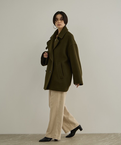 SALON adam et rope'(サロン アダム エ ロペ)の「【W S(ドゥーブル)】ソフトレザーヒールショートブーツ(ブーツ・レディース・ブラック/ダークブラウン・37.5/37/36.5/36)」の15枚目の写真