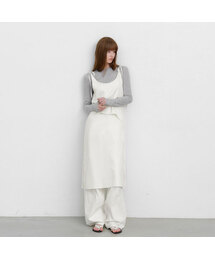 LOW STRAP LAYERED SLEEVELESS DRESS (OP-6318)
