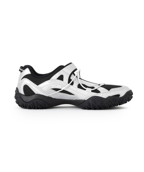 FILA(フィラ)の「FILA ECHAPPE VC v2 / フィラエシャッペブイシーブイ2(スニーカー・レディース・ブラック×シルバー・23.0cm/23.5cm/24.0cm/24.5cm/25.0cm/25.5cm/26.0cm)」の5枚目の写真