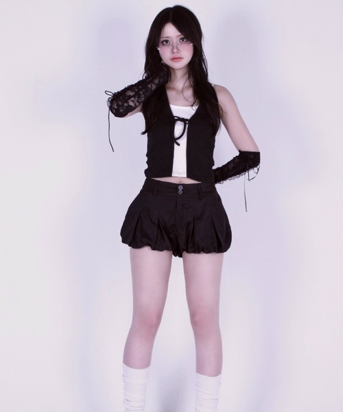 REINE NOIRE(レーヌノワール)の「cocoon puff pants. / コクーンパフパンツ(その他パンツ・レディース・ブラック/カーキ・FREE)」の6枚目の写真