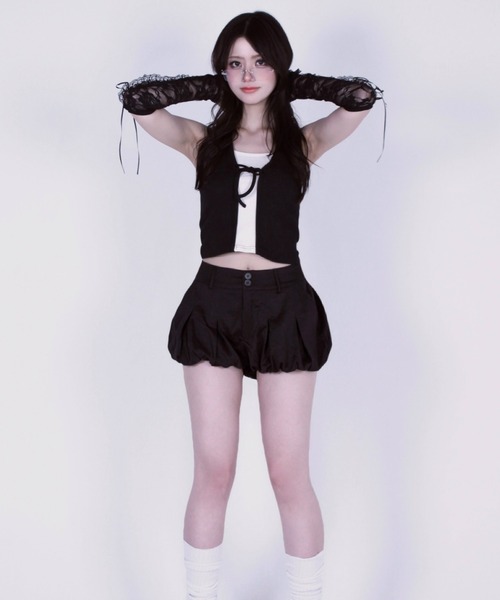 REINE NOIRE(レーヌノワール)の「cocoon puff pants. / コクーンパフパンツ(その他パンツ・レディース・ブラック/カーキ・FREE)」の12枚目の写真
