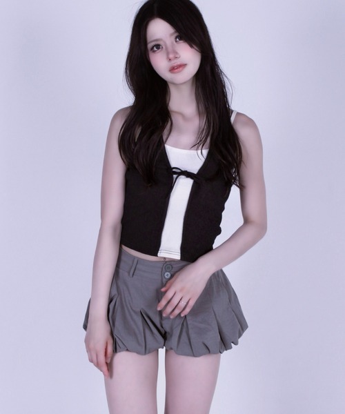 REINE NOIRE(レーヌノワール)の「cocoon puff pants. / コクーンパフパンツ(その他パンツ・レディース・ブラック/カーキ・FREE)」の15枚目の写真