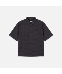 ECORR（エコル）の「[イコル x ホントギ] デイリークロップ半袖チェックシャツ : 2COLOR（シャツ/ブラウス）」