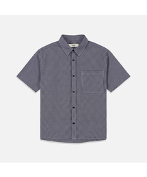 ECORR（エコル）の「[イコル x ホントギ] デイリークロップ半袖チェックシャツ : 2COLOR（シャツ/ブラウス）」