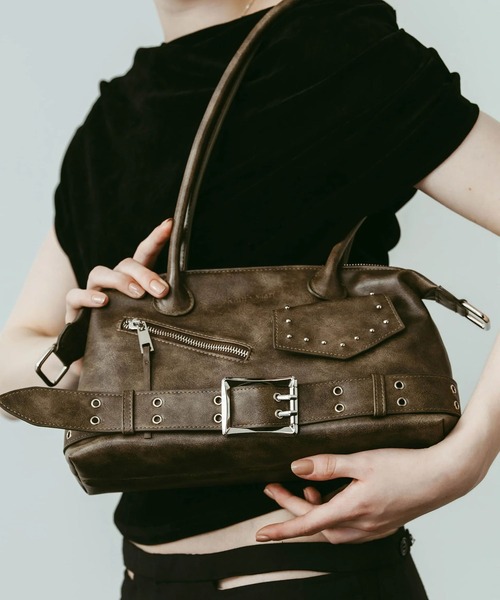 Knuth Marf(クヌースマーフ)の「rider shoulder bag/2color(ショルダーバッグ・レディース・ブラック/ブラウン・FREE)」の19枚目の写真