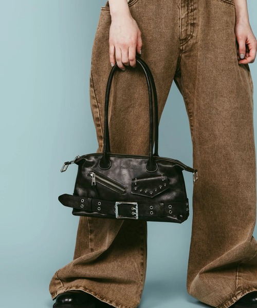 Knuth Marf(クヌースマーフ)の「rider shoulder bag/2color(ショルダーバッグ・レディース・ブラック/ブラウン・FREE)」の22枚目の写真