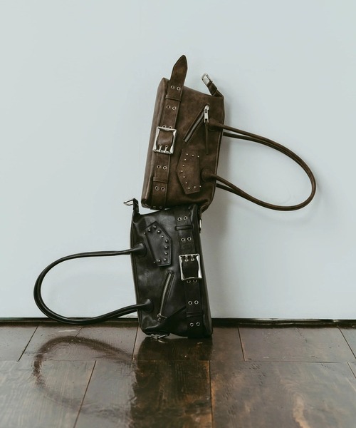 Knuth Marf(クヌースマーフ)の「rider shoulder bag/2color(ショルダーバッグ・レディース・ブラック/ブラウン・FREE)」の11枚目の写真