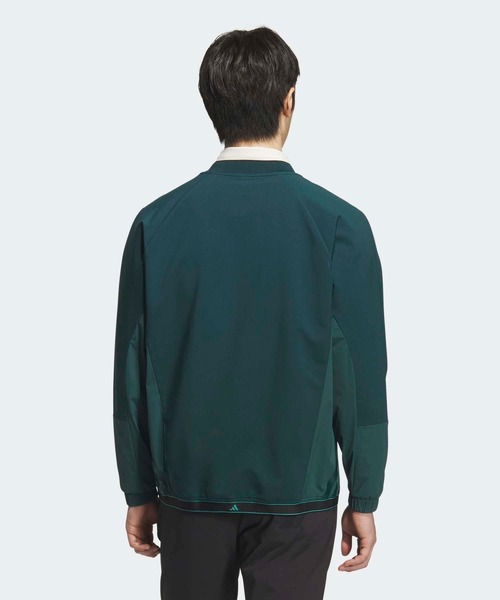 adidas(アディダス)の「防風フルジップジャケット【adidas Golf/アディダスゴルフ】(ブルゾン・メンズ・グリーン・XX-LARGE/SMALL/X-LARGE/LARGE/MEDIUM)」の2枚目の写真