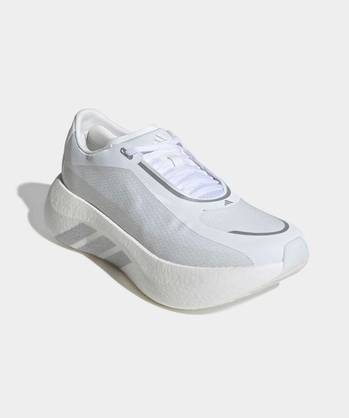 adidas(アディダス)の「ハイパーブースト エッジ ランニング / HYPERBOOST EDGE Running / ランニングシューズ / アディダス adidas(スニーカー・メンズ・ホワイト×シルバー・24.5cm/25.0cm/25.5cm/26.0cm/26.5cm/27.0cm/27.5cm/28.0cm/28.5cm/29.0cm)」の4枚目の写真