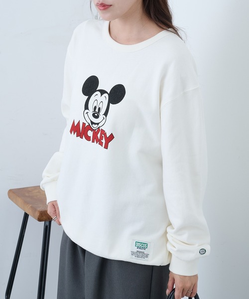 DISCUS(ディスカス)の「【DISCUS】DISCUS ATHLETIC×Disney スウェット 6487-0670(スウェット・メンズ・ブラック系1/ホワイト系1/ホワイト/ブラック・M)」の13枚目の写真