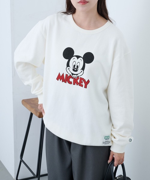 DISCUS(ディスカス)の「【DISCUS】DISCUS ATHLETIC×Disney スウェット 6487-0670(スウェット・メンズ・ブラック系1/ホワイト系1/ホワイト/ブラック・M)」の12枚目の写真