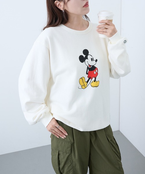 DISCUS(ディスカス)の「【DISCUS】DISCUS ATHLETIC×Disney スウェット 6487-0670(スウェット・メンズ・ブラック系1/ホワイト系1/ホワイト/ブラック・M)」の8枚目の写真