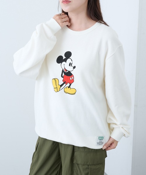 DISCUS(ディスカス)の「【DISCUS】DISCUS ATHLETIC×Disney スウェット 6487-0670(スウェット・メンズ・ブラック系1/ホワイト系1/ホワイト/ブラック・M)」の7枚目の写真