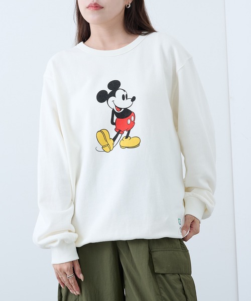 DISCUS(ディスカス)の「【DISCUS】DISCUS ATHLETIC×Disney スウェット 6487-0670(スウェット・メンズ・ブラック系1/ホワイト系1/ホワイト/ブラック・M)」の5枚目の写真