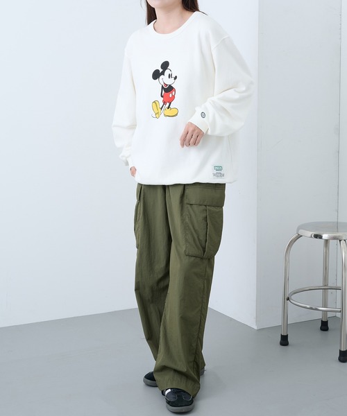 DISCUS(ディスカス)の「【DISCUS】DISCUS ATHLETIC×Disney スウェット 6487-0670(スウェット・メンズ・ブラック系1/ホワイト系1/ホワイト/ブラック・M)」の9枚目の写真