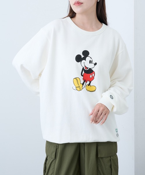 DISCUS(ディスカス)の「【DISCUS】DISCUS ATHLETIC×Disney スウェット 6487-0670(スウェット・メンズ・ブラック系1/ホワイト系1/ホワイト/ブラック・M)」の6枚目の写真