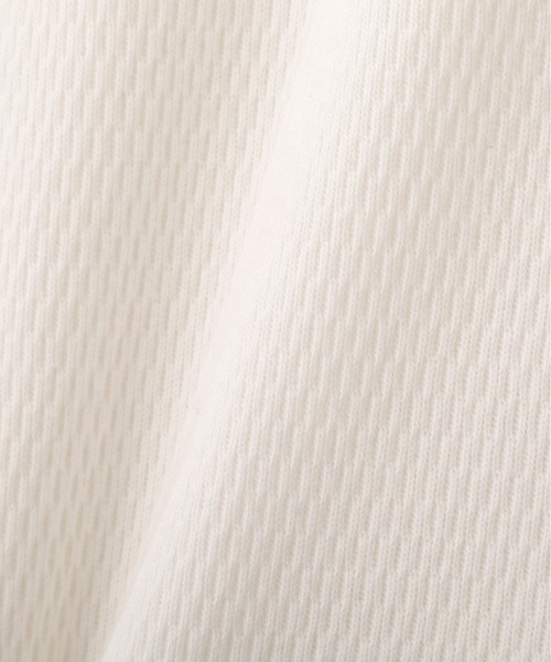 AVIREX(アヴィレックス)の「HONEYCOMB WAFFLE HENLEY T-SHIRT(Tシャツ/カットソー・レディース・チャコールグレー/オフホワイト/オレンジ・S/M)」の11枚目の写真