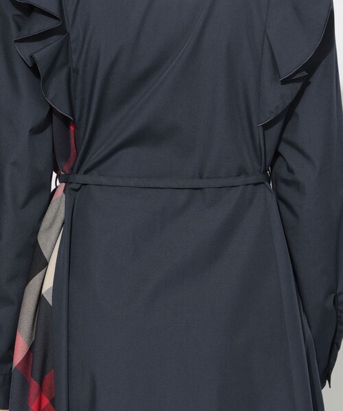 CB CRESTBRIDGE（シービークレストブリッジ）の「ラッフルシャツワンピース（ワンピース・レディース・ダークネイビー/ベージュ/レッド系その他4・M/S）」の8枚目の写真