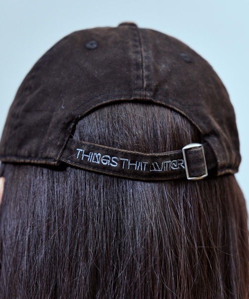 THINGS THAT MATTER(シングス ザット マター)の「WASHED BIJOUX CAP / ウォッシュド ビジュー キャップ(キャップ・レディース・ブラック・FREE)」の9枚目の写真