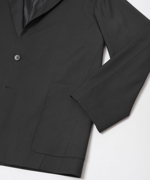ANOTHER OFFICE(アナザー オフィス)の「『別注』ANOTHER OFFICE×URBAN RESEARCH HABANA SINGLE JACKET(その他アウター・メンズ・チャコールグレー・2/1)」の3枚目の写真