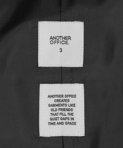 ANOTHER OFFICE(アナザー オフィス)の「『別注』ANOTHER OFFICE×URBAN RESEARCH HABANA SINGLE JACKET(その他アウター・メンズ・チャコールグレー・2/1)」の9枚目の写真