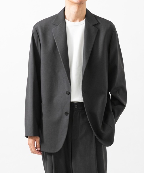 ANOTHER OFFICE(アナザー オフィス)の「『別注』ANOTHER OFFICE×URBAN RESEARCH HABANA SINGLE JACKET(その他アウター・メンズ・チャコールグレー・2/1)」の11枚目の写真