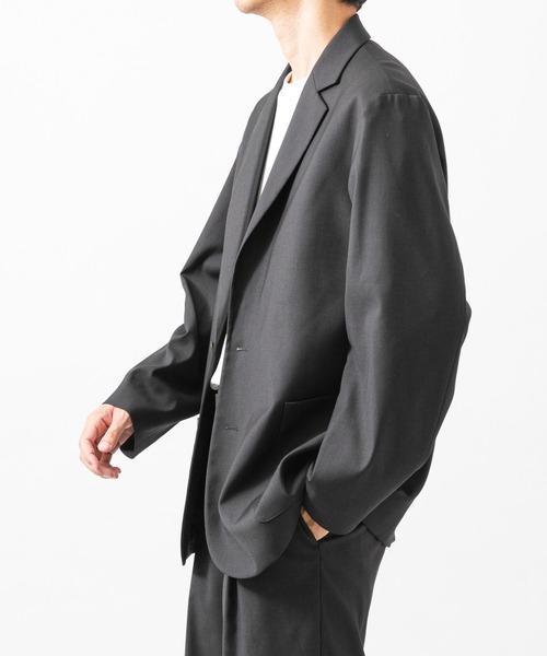 ANOTHER OFFICE(アナザー オフィス)の「『別注』ANOTHER OFFICE×URBAN RESEARCH HABANA SINGLE JACKET(その他アウター・メンズ・チャコールグレー・2/1)」の12枚目の写真