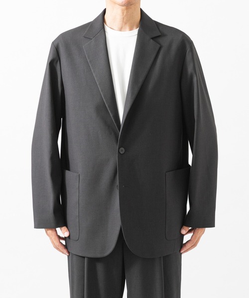 ANOTHER OFFICE(アナザー オフィス)の「『別注』ANOTHER OFFICE×URBAN RESEARCH HABANA SINGLE JACKET(その他アウター・メンズ・チャコールグレー・2/1)」の13枚目の写真