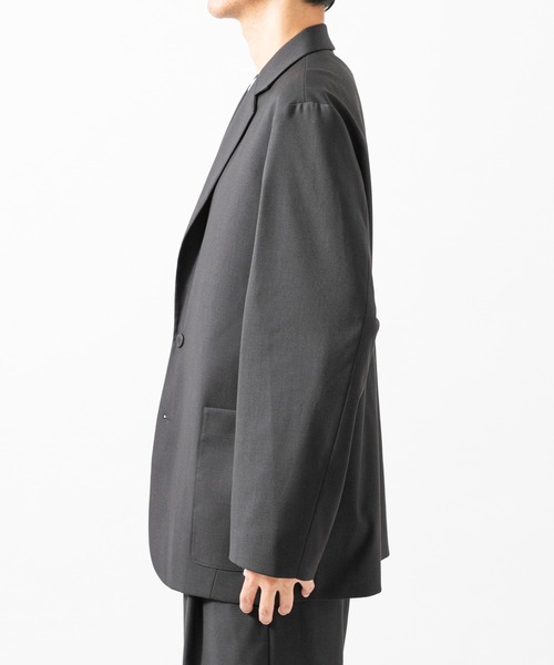 ANOTHER OFFICE(アナザー オフィス)の「『別注』ANOTHER OFFICE×URBAN RESEARCH HABANA SINGLE JACKET(その他アウター・メンズ・チャコールグレー・2/1)」の14枚目の写真