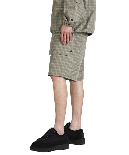 DAIWA PIER39（ダイワピア39）の「DAIWA PIER39 / ダイワ ピアサーティナイン：TECH 3D POCKET CARGO SHORTS SUMMER PLAID：BP-70026[PIE]（その他パンツ・メンズ・グリーン系その他/ブルー系その他・M）」の9枚目の写真