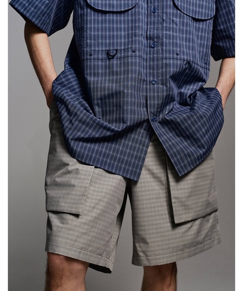DAIWA PIER39（ダイワピア39）の「DAIWA PIER39 / ダイワ ピアサーティナイン：TECH 3D POCKET CARGO SHORTS SUMMER PLAID：BP-70026[PIE]（その他パンツ・メンズ・グリーン系その他/ブルー系その他・M）」の12枚目の写真