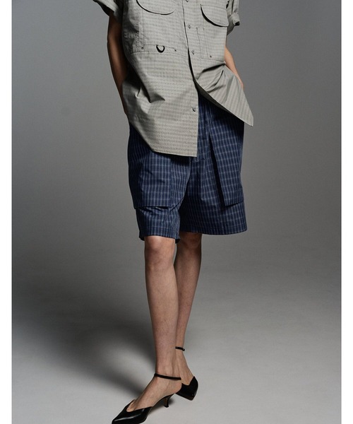 DAIWA PIER39（ダイワピア39）の「DAIWA PIER39 / ダイワ ピアサーティナイン：TECH 3D POCKET CARGO SHORTS SUMMER PLAID：BP-70026[PIE]（その他パンツ・メンズ・グリーン系その他/ブルー系その他・M）」の13枚目の写真
