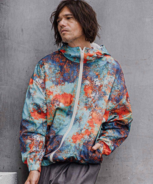 CAMBIO(カンビオ)の「mpa4205- Art Graphic Zip Hoodie ジップパーカー(CAM26AW-014)(パーカー・メンズ・ブラック系その他/ブラウン系その他/オレンジ系その他・S/M/L)」の12枚目の写真