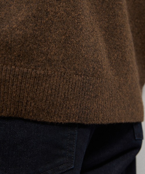 Alfred Alex(アルフレッドアレックス)の「【Alfred Alex】Mix Yarn Knit Shirt Cardigan / ルーズシルエット ミックスヤーン ニットシャツカーディガン(カーディガン/ボレロ・メンズ・スミクロ/ブラウン系/ブルー系/レッド系/チャコール・M/L)」の10枚目の写真