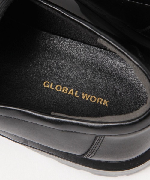 GLOBAL WORK(グローバルワーク)の「晴雨兼用厚底ローファー/1023266(ローファー・レディース・その他/ダークブラウン/ブラック・MEDIUM/LARGE)」の11枚目の写真