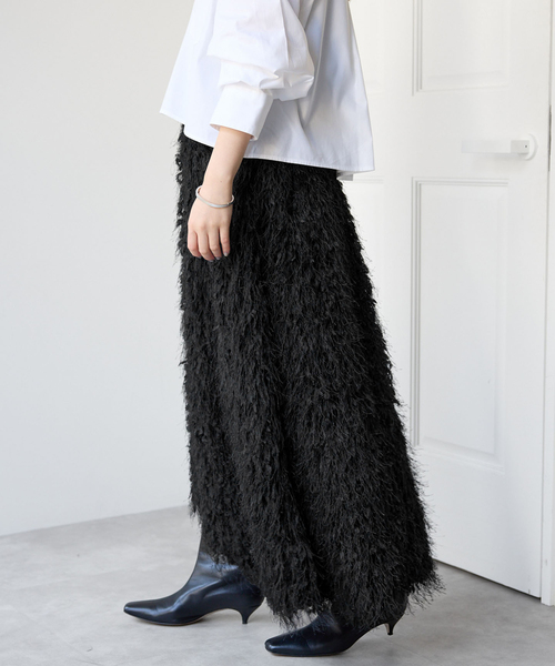 IENA（イエナ）の「フェザースカート（スカート・レディース・ブラック・36/38）」の19枚目の写真