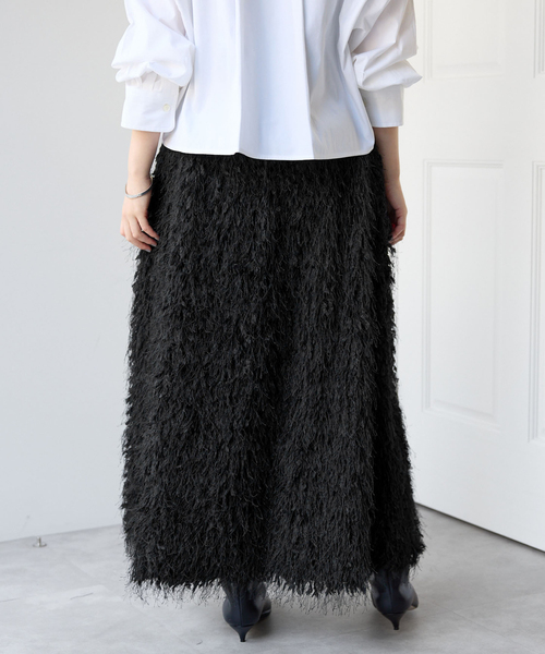 IENA（イエナ）の「フェザースカート（スカート・レディース・ブラック・36/38）」の11枚目の写真