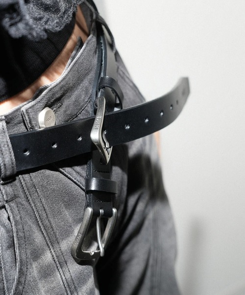 POOLDE(プールデ)の「Double Take Belt Narrow(ベルト・レディース・ブラック・FREE)」の9枚目の写真
