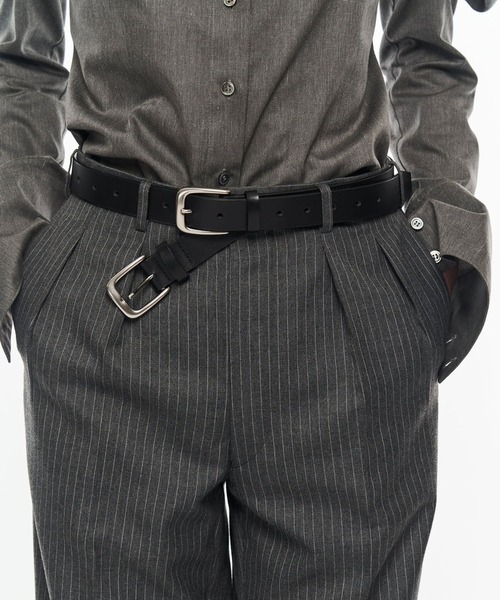 POOLDE(プールデ)の「Double Take Belt Narrow(ベルト・レディース・ブラック・FREE)」の3枚目の写真