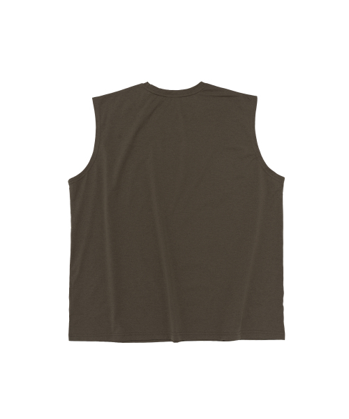 CARGOBROS（カーゴブロス）の「ヴィンテージサークルロゴドライフィットスリーブレス（カーキ）（Tシャツ/カットソー・メンズ・その他・X-LARGE/2XL）」の2枚目の写真