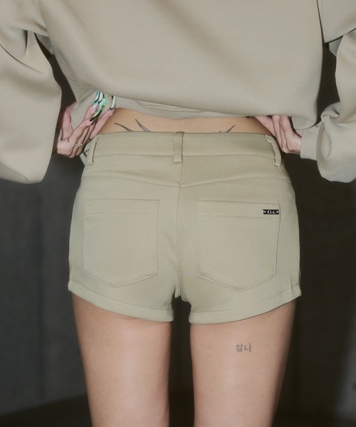 d.i.a.(ダイヤ)の「ハトメ スウェット ショーパン【セットアップ 対応可】(その他パンツ・レディース・ネイビー/ベージュ/ブラック/ピンク/パープル・FREE)」の15枚目の写真