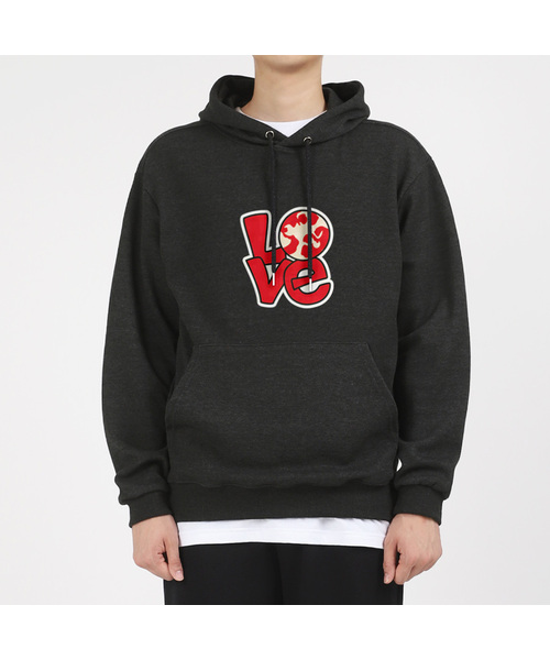 WHYN(ワイエヌ)の「レッドアースラブ フードパーカー G01BRD_WIX11270(パーカー・メンズ・ブラック/ネイビー/グレー/ホワイト/チャコール・X-LARGE/MEDIUM/2XL/LARGE/4XL/3XL)」の4枚目の写真