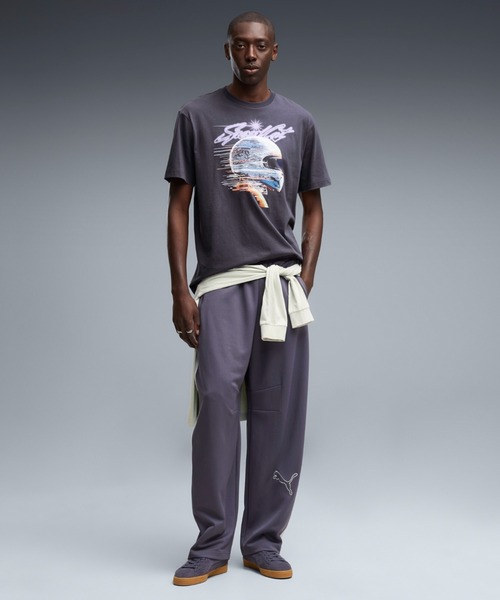 PUMA(プーマ)の「PUMA プーマ メンズ T7 ラブ オブ ザ キャット バレル トラックパンツ(その他パンツ・メンズ・グレー系/ブラック・XX-LARGE/MEDIUM/LARGE/X-LARGE/SMALL)」の2枚目の写真