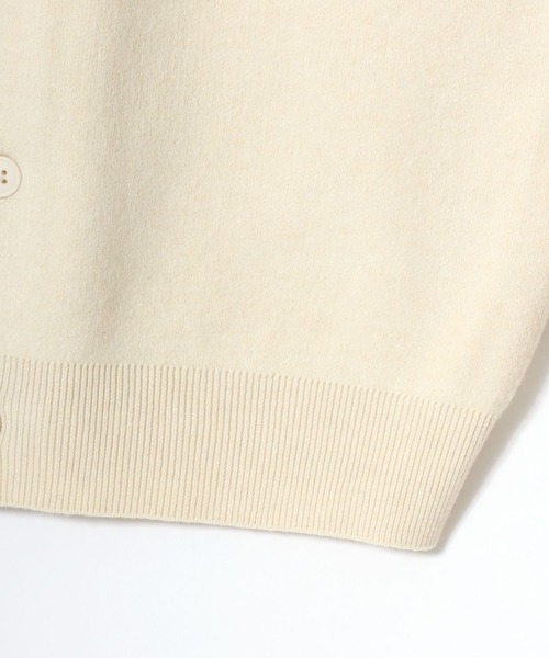 U.S. POLO ASSN.（ユーエスポロアッスン）の「U.S. POLO ASSN./ユーエスポロアッスン ミドルゲージニット ロゴ ワンポイント刺繍 カーディガン/レディース メンズ（カーディガン/ボレロ・メンズ・グレー/ネイビー/アイボリー/モカ/ブラック・M/L/LL）」の19枚目の写真