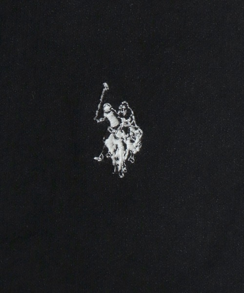 U.S. POLO ASSN.（ユーエスポロアッスン）の「U.S. POLO ASSN./ユーエスポロアッスン ミドルゲージニット ロゴ ワンポイント刺繍 カーディガン/レディース メンズ（カーディガン/ボレロ・メンズ・グレー/ネイビー/アイボリー/モカ/ブラック・M/L/LL）」の11枚目の写真